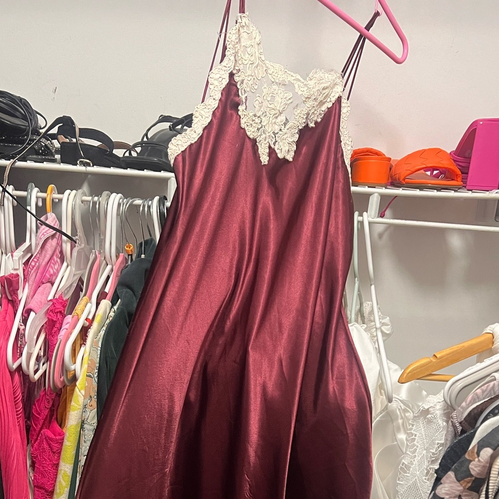 VINTAGE Jessica Lynn Maxi Slip Dress